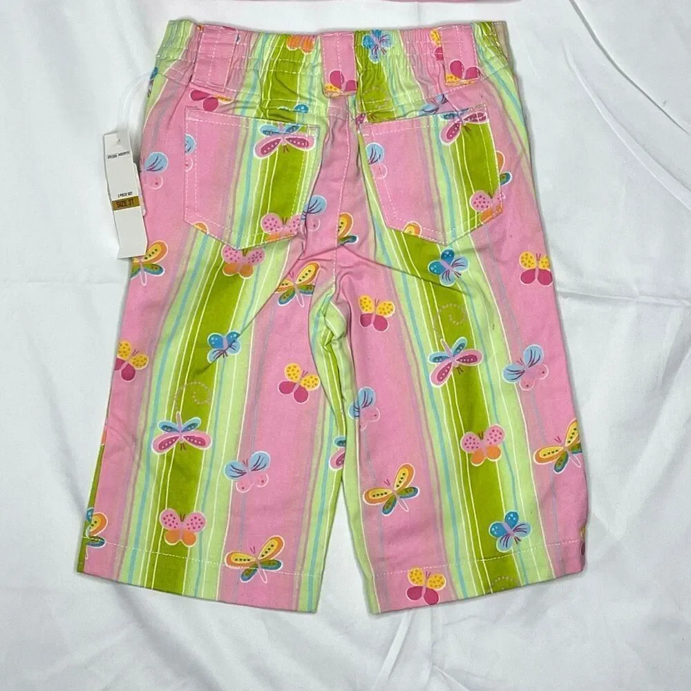 Vintage Y2K Dora The Explorer Nick Jr Girls Outfit Toddler Shirt Pants 3T NWT
